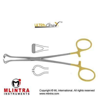 UltraGrip™ TC Babcock Intestinal and Tissue Grasping Forceps Stainless Steel, 21 cm - 8 1/4"